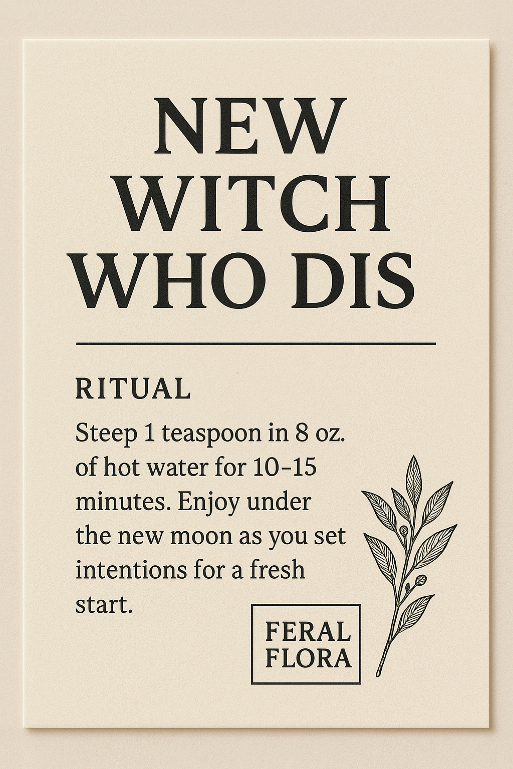 New Witch Who Dis