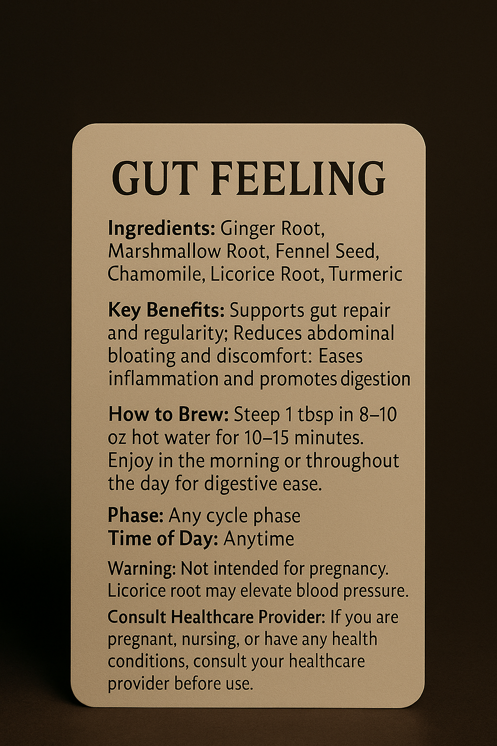 Gut Feeling